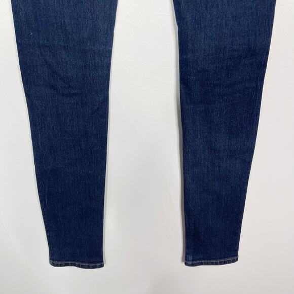 Joes Jeans Girls Size 16 Dark Wash Skinny Jeans Cotton Stretch Whiskering Fading - Picture 7 of 9